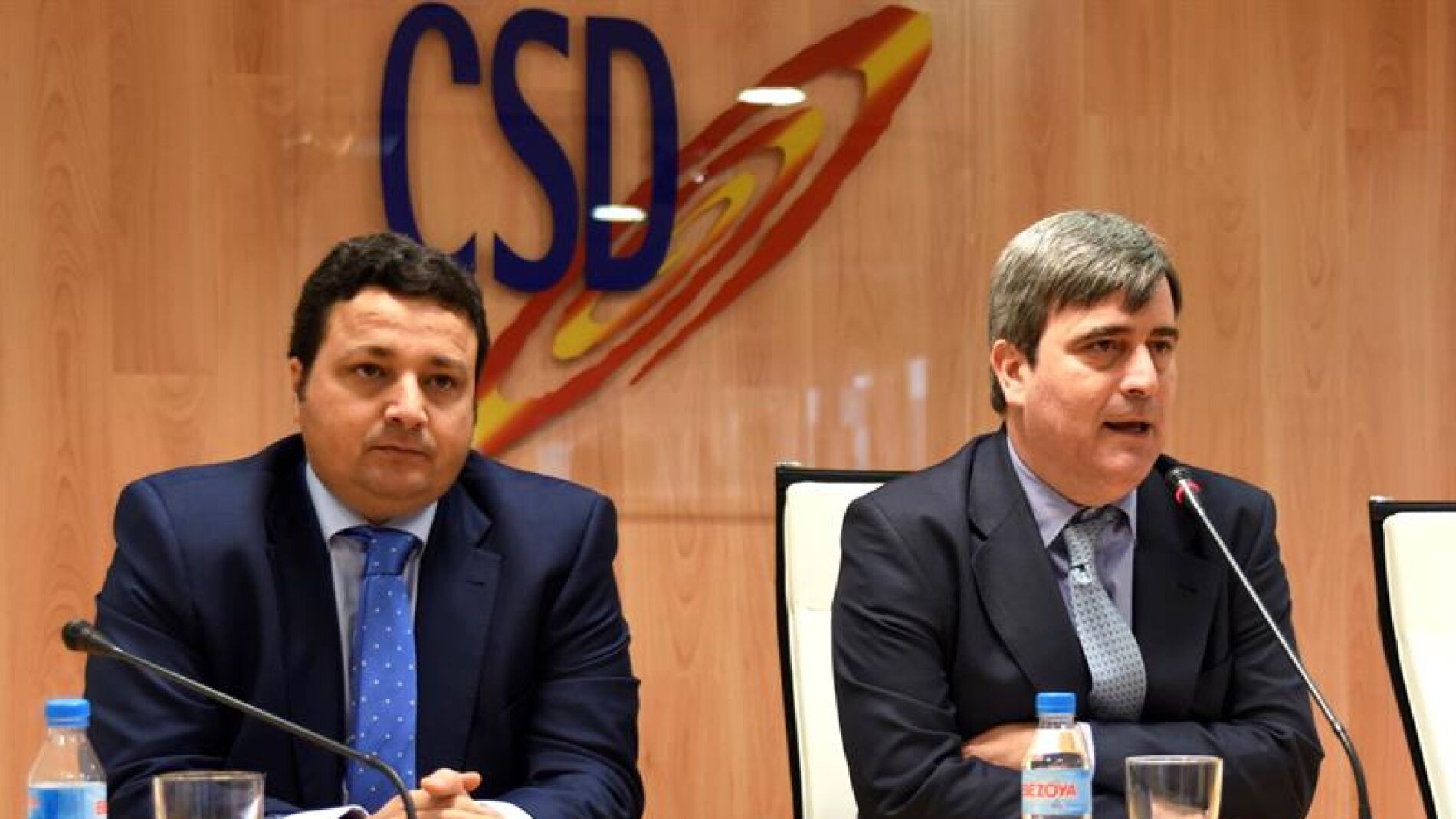 Miguel Cardenal, presidente del CSD durante la reuni&oacute;n de las federaciones espa&ntilde;olas