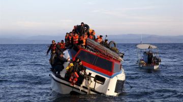 Im&aacute;genes de los naufragios de refugiados en el mar Egeo