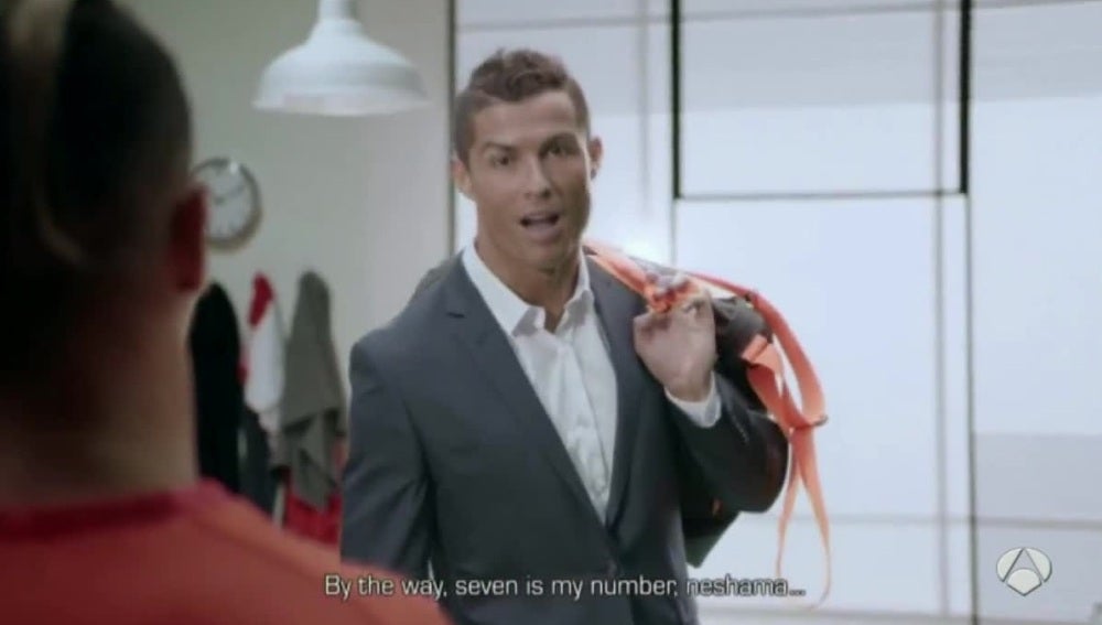 Cristiano Ronaldo, en un anuncio