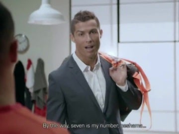 Cristiano Ronaldo, en un anuncio Cristiano Ronaldo, en un anuncio