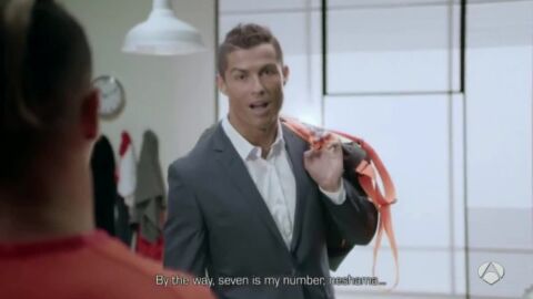 Cristiano Ronaldo, en un anuncio