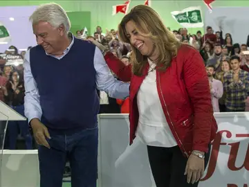 Felipe González y Susana Díaz Felipe González y Susana Díaz