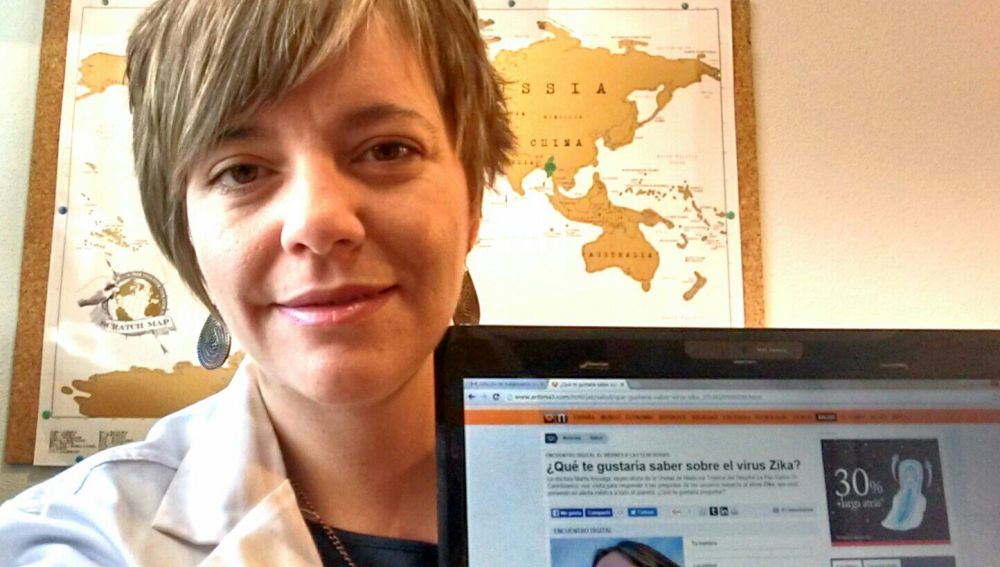 La doctora Marta Arsuaga, especialista en enfermedades tropicales