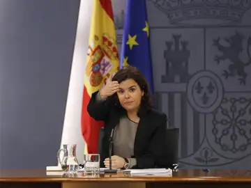 Soraya Sáenz de Santamaría, tras el Consejo de Ministros Soraya Sáenz de Santamaría, tras el Consejo de Ministros