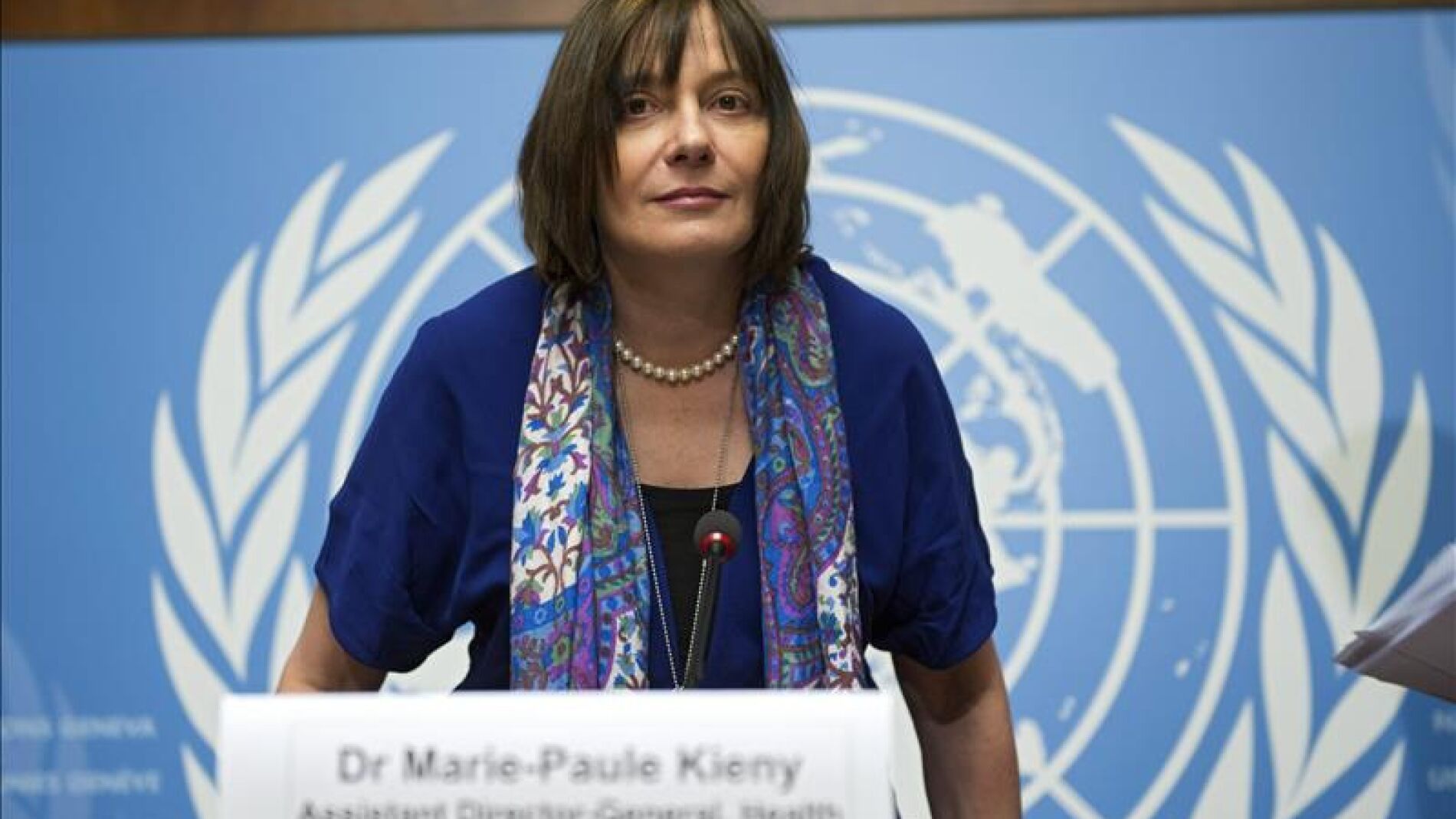 La directora adjunta de Sistemas Sanitarios e Innovaci&oacute;n de la Organizaci&oacute;n Mundial de la Salud, Marie-Paule Kieny