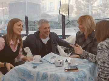 Sergio Dalma con sus amigas Sergio Dalma con sus amigas