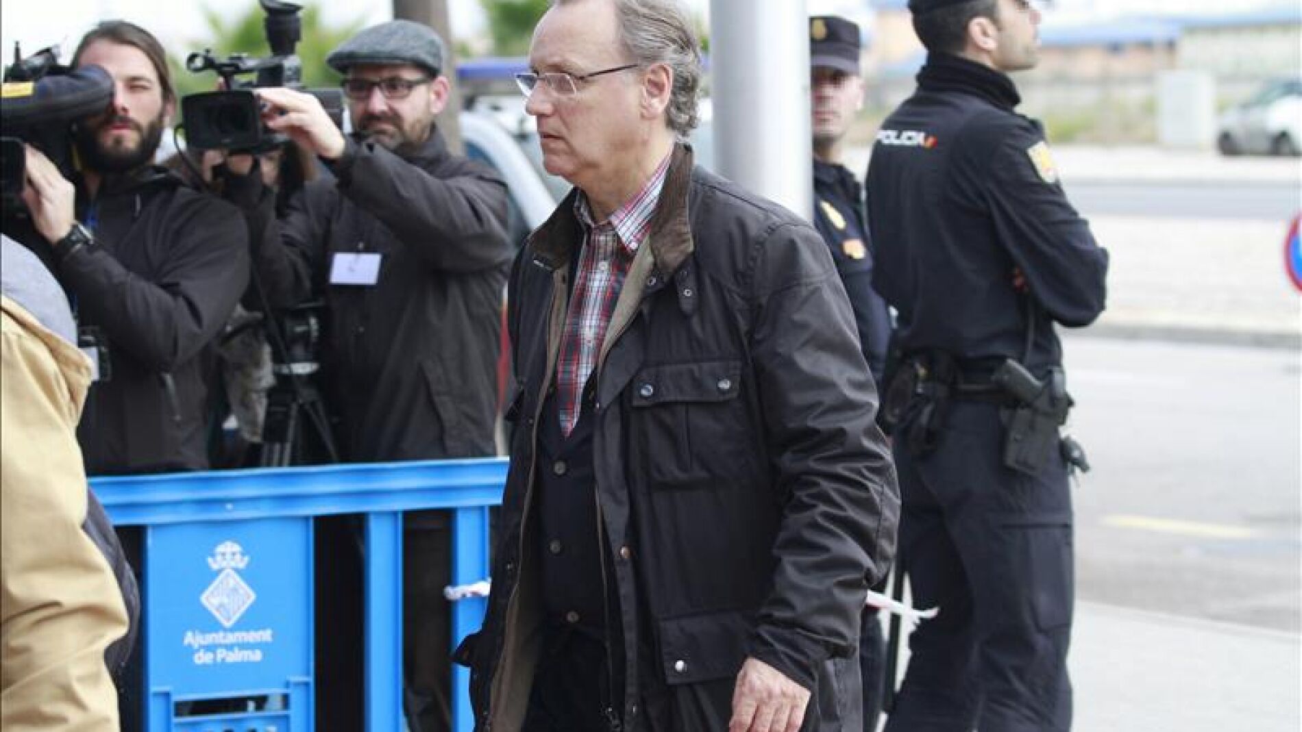 El excontable de N&oacute;os Marco Antonio Tejeiro, a su llegada esta ma&ntilde;ana a la quinta jornada del juicio por el caso N&oacute;os