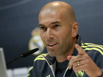 Zidane, en rueda de prensa Zidane, en rueda de prensa