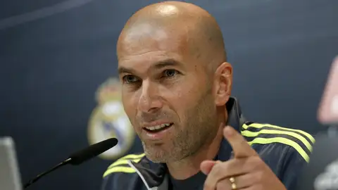 Zidane, en rueda de prensa Zidane, en rueda de prensa