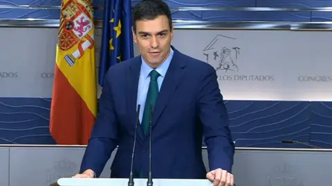 Pedro Sánchez, en rueda de prensa Pedro Sánchez, en rueda de prensa
