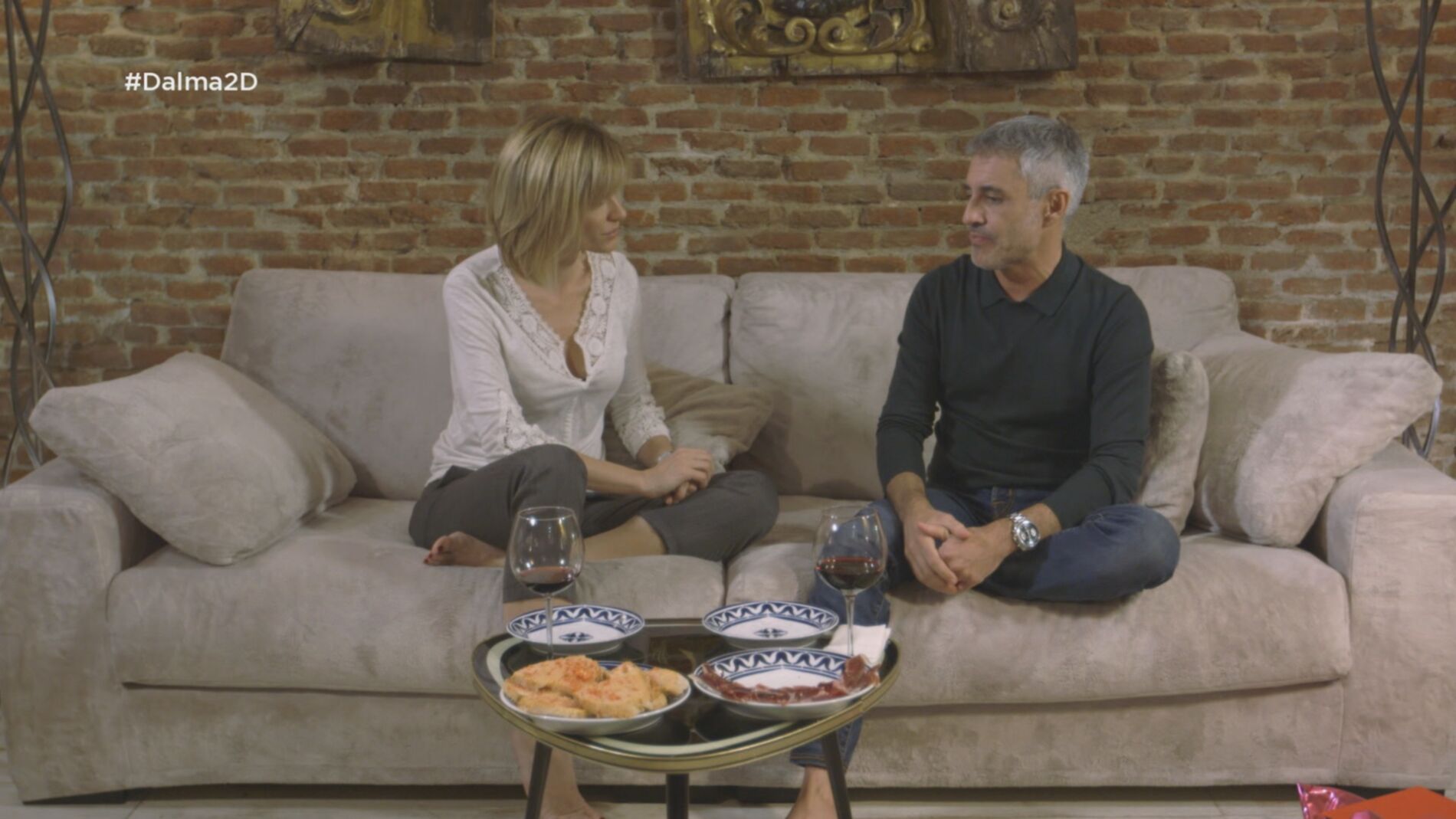 Susanna Griso conversa con Sergio Dalma