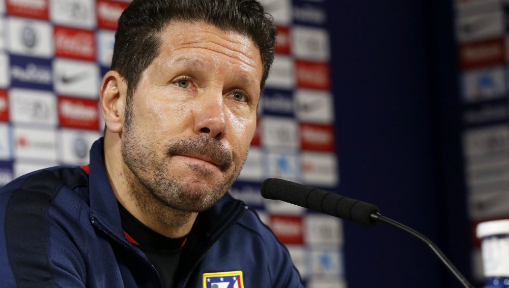 Simeone, en rueda de prensa