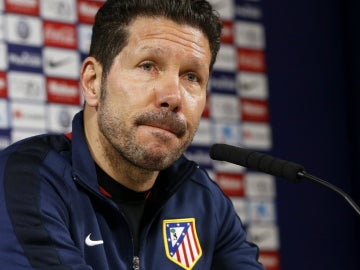 Simeone, en rueda de prensa