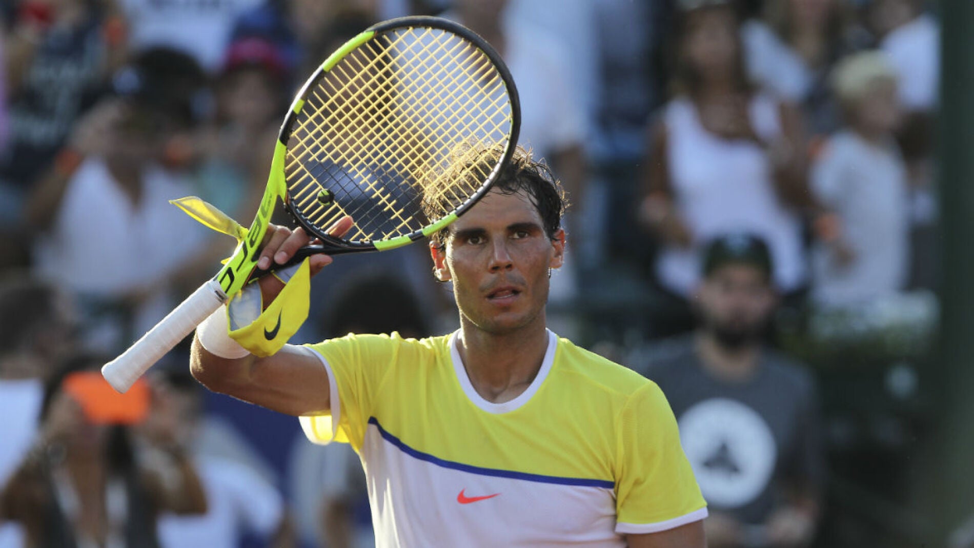 Nadal saluda al p&uacute;blico de Buenos Aires