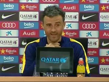 Luis Enrique, en rueda de prensa Luis Enrique, en rueda de prensa