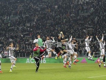 La Juventus celebra una victoria