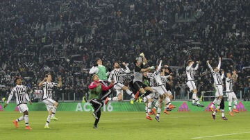 La Juventus celebra una victoria