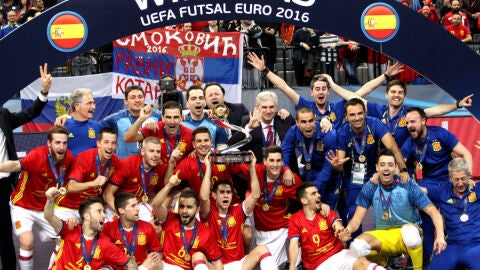 Espa&ntilde;a, nueva campeona de Europa de f&uacute;tbol sala