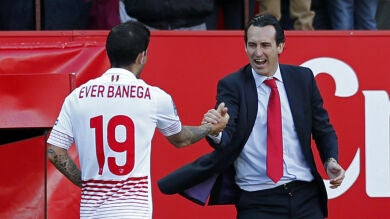 El Sevilla suda para ganar a Las Palmas en el Sánchez Pizjuán