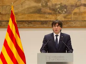 Carles Puigdemont en el Palau de la Generalitat Carles Puigdemont en el Palau de la Generalitat