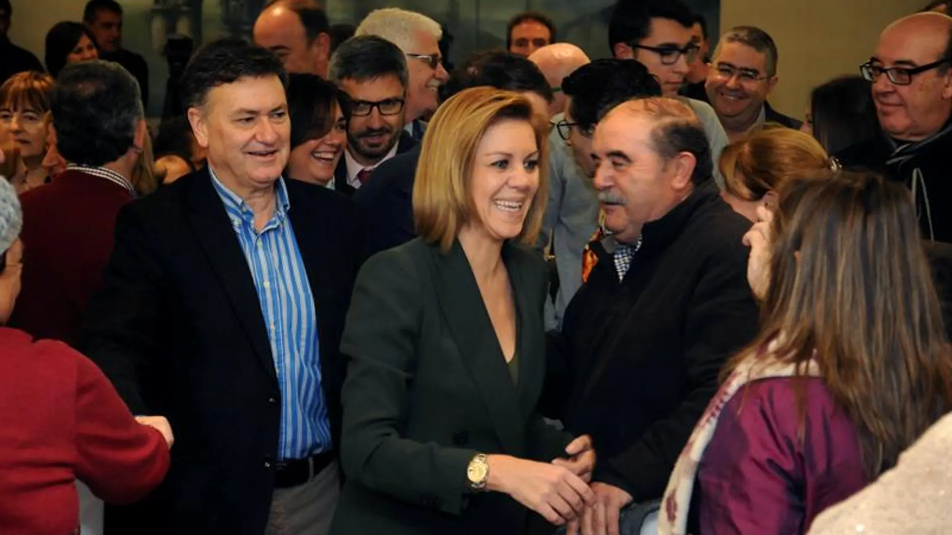 La secretaria general del PP , María Dolores de Cospedal, en un acto del partido en Segovia La secretaria general del PP , María Dolores de Cospedal, en un acto del partido en Segovia