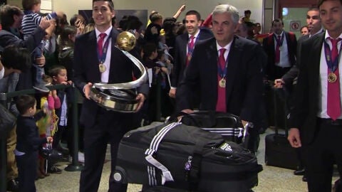 Espa&ntilde;a, en el aeropuerto Adolfo Su&aacute;rez