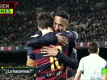 Messi y Neymar Messi y Neymar