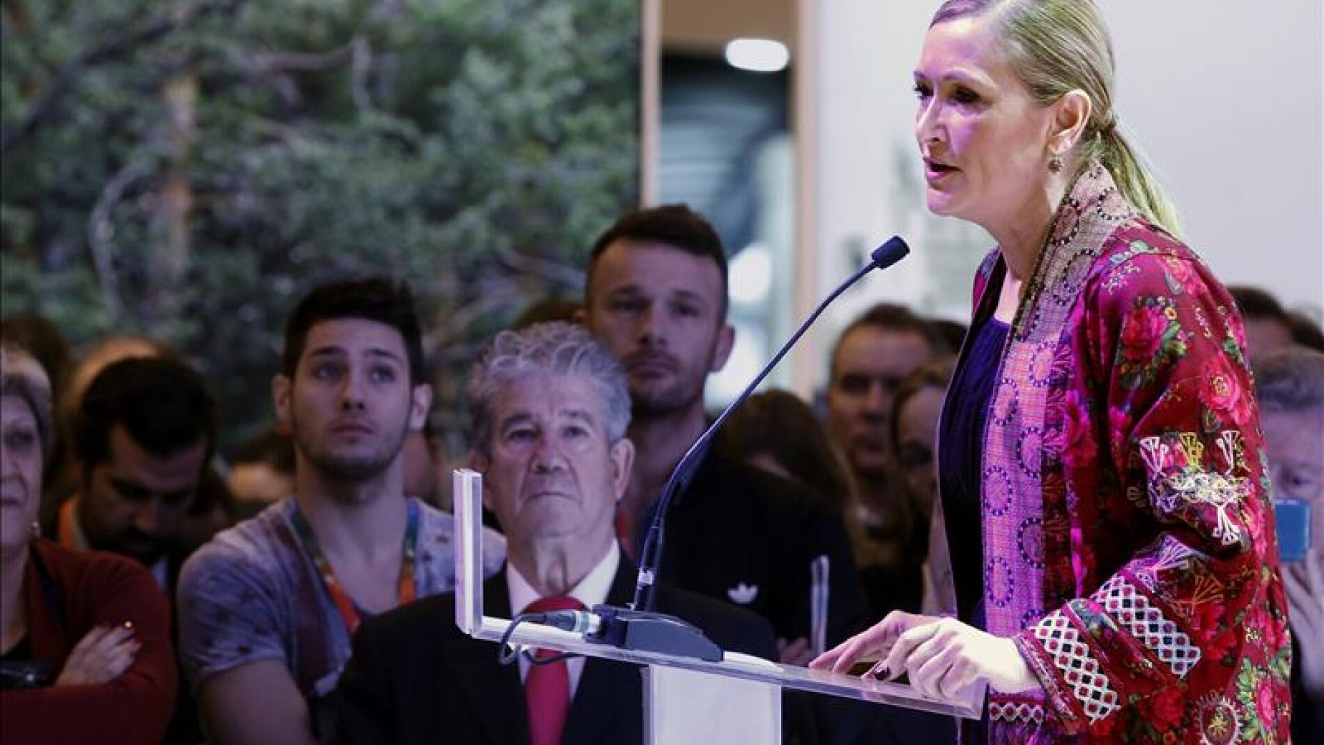 La presidenta de la Comunidad de Madrid, Cristina Cifuentes