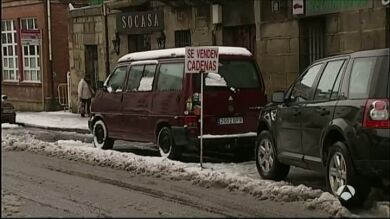 El frío, el viento y la nieve predominan este lunes en la mayor parte de la Península