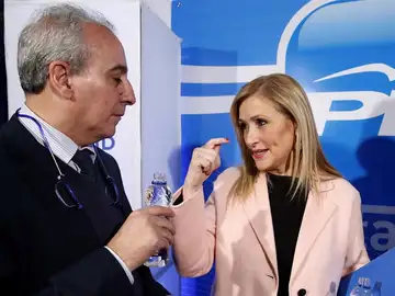Cristina Cifuentes durante su rueda de prensa Cristina Cifuentes durante su rueda de prensa