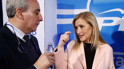Cristina Cifuentes durante su rueda de prensa