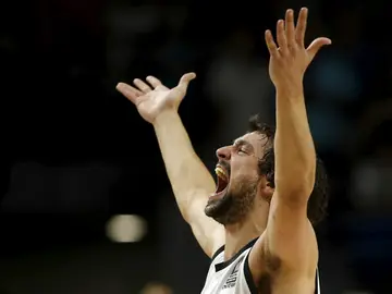 Sergio Llull celebra un triunfo del Real Madrid Sergio Llull celebra un triunfo del Real Madrid