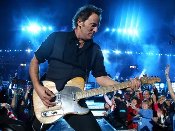 Bruce Springsteen, durante una actuación Bruce Springsteen, durante una actuación