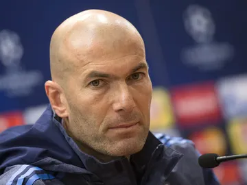 Zidane, en rueda de prensa Zidane, en rueda de prensa