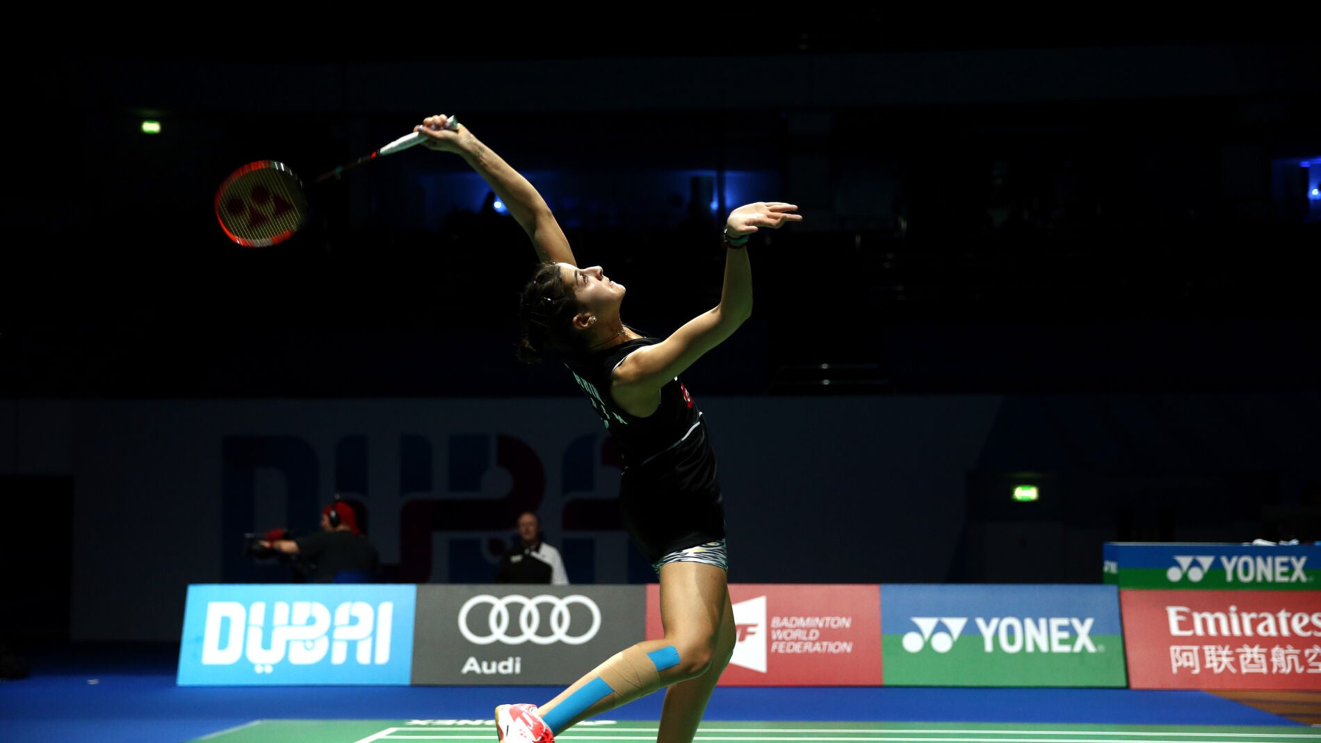 Carolina Mar&iacute;n durante un partido