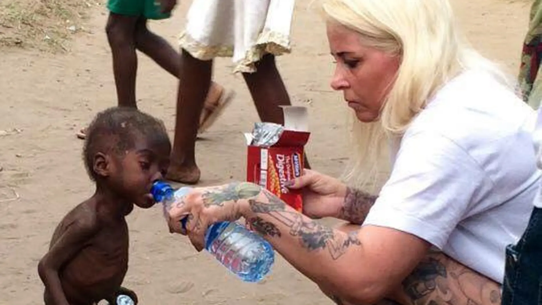 El niño ha sido bautizado como Hope, esperanza en inglés El niño ha sido bautizado como Hope, esperanza en inglés