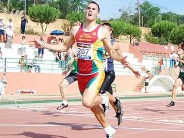 Diego Barranco, durante una carrera Diego Barranco, durante una carrera