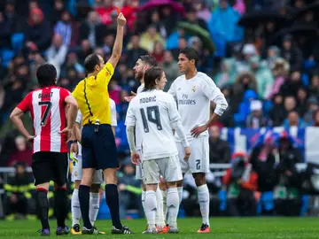 Varane, expulsado frente al Athletic Club Varane, expulsado frente al Athletic Club