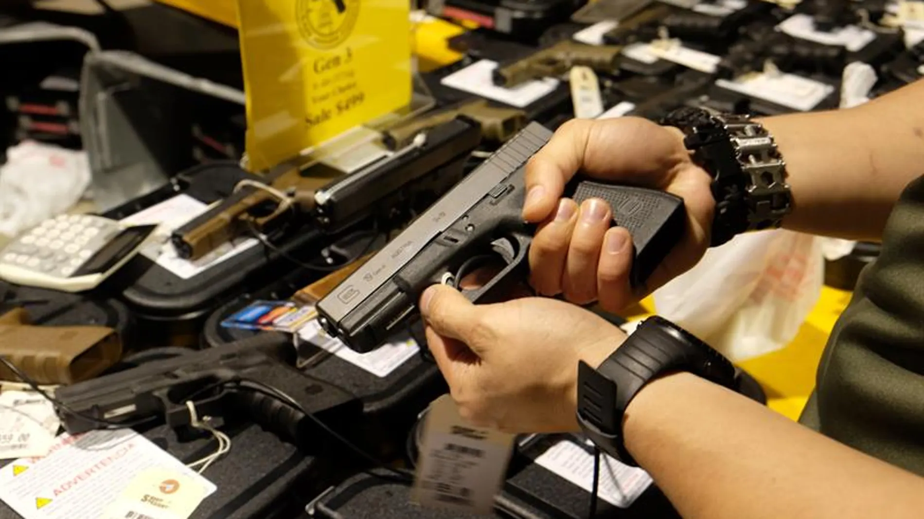 Imagen de armas de fuego en Estados Unidos Imagen de armas de fuego en Estados Unidos