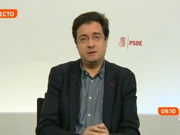 El portavoz socialista en el Senado, Óscar López
