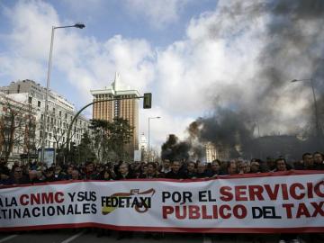 Protesta taxistas