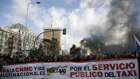 Protesta taxistas