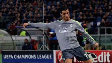 La exhibición de Cristiano Ronaldo en el Olímpico de Roma