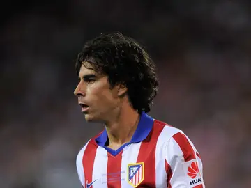 Tiago Mendes durante un partido con el Atlético de Madrid Tiago Mendes durante un partido con el Atlético de Madrid