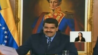 Maduro, durante un discurso: 