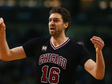 Gasol, en un partido con los Bulls Gasol, en un partido con los Bulls