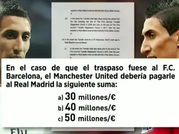 La cláusula si Di María hubiese sido traspasado al Barcelona La cláusula si Di María hubiese sido traspasado al Barcelona