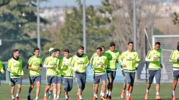 El Real Madrid se entrena en Valdebebas