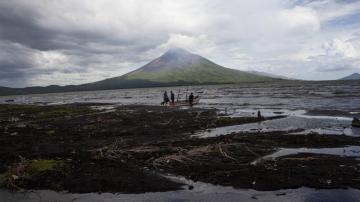 Volcán Momotombo, en Nicaragua