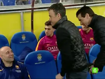 Luis Enrique, antes del partido contra Las Palmas Luis Enrique, antes del partido contra Las Palmas